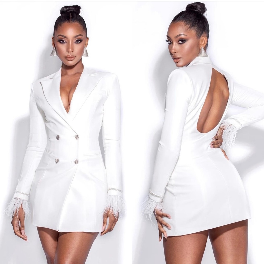 Boss shit blazer dress.